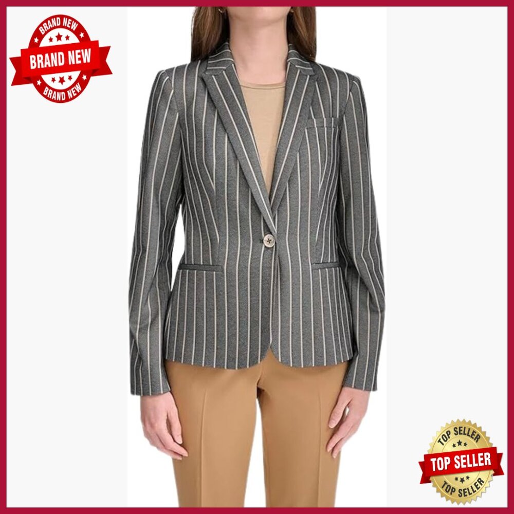 Solid Blazer for Work and Layering, Versatile Yea… - image 1
